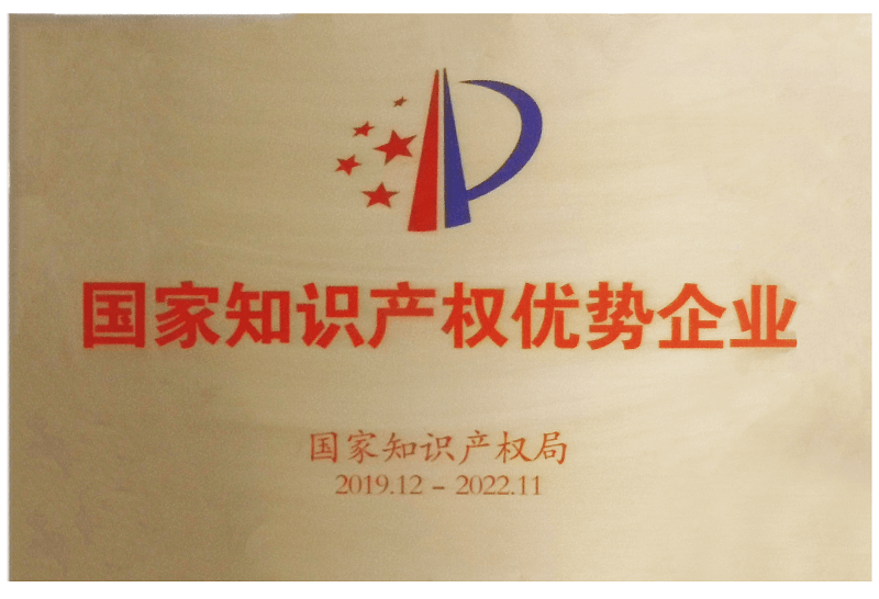 2019國家知識(shí)產(chǎn)權(quán)優(yōu)秀企業(yè)