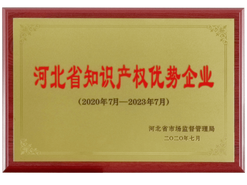 2020河北省知識(shí)產(chǎn)權(quán)優(yōu)勢企業(yè)
